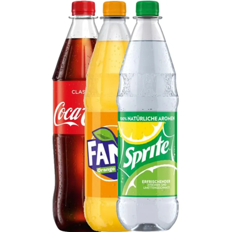 Coca-Cola, Fanta, Sprite, Mezzo mix (1 L.)